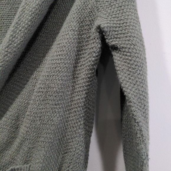 Madewell Womens Palisades Open Knit Cardigan Size S Green Lightweight Drawstring - Picture 6 of 12